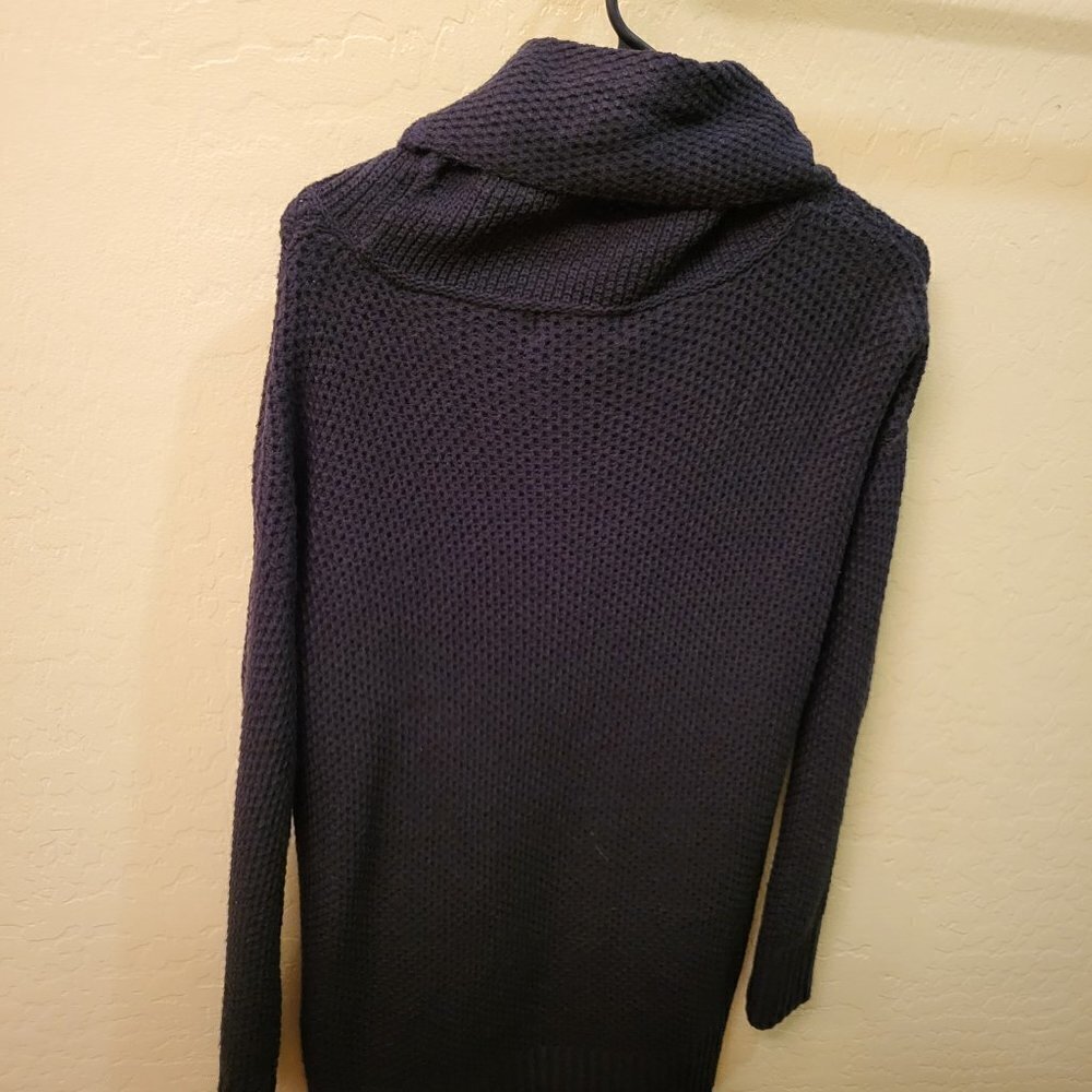 Sanctuary Long Sleeve Cowl Neck Knit Sweater Top Black Women’s SMALL NWOT - Picture 2 of 6